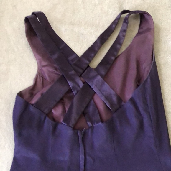 CDC Petites Caren Desiree Company Vintage Purple Dress - Picture 7 of 10